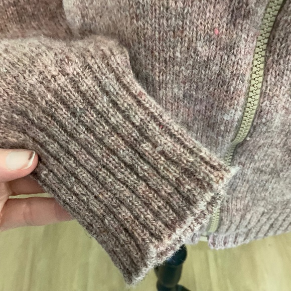 Vintage Scottish Wool Fair Isle Zip Up Sweater - Picture 11 of 16